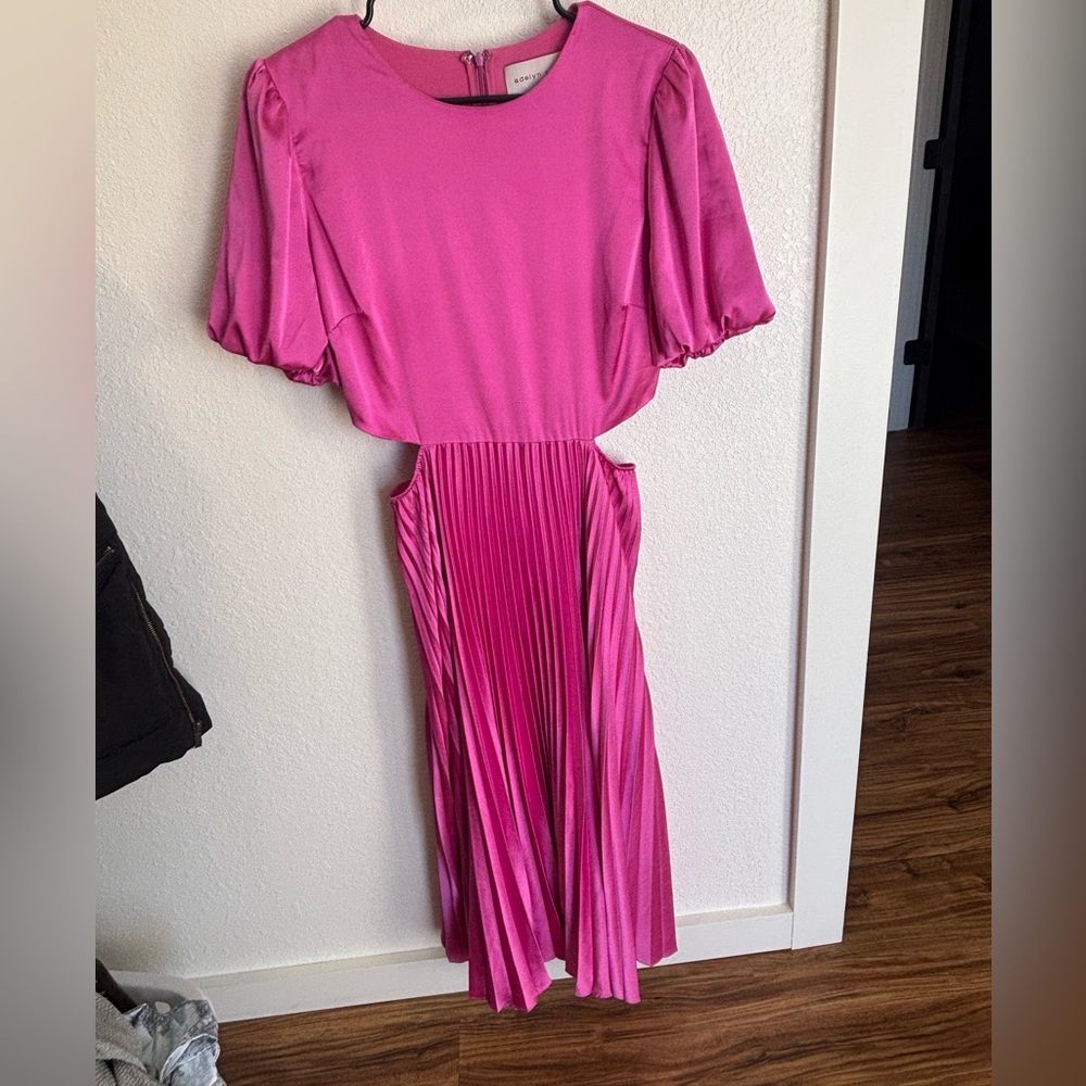 Adeline Rae Pleated Dress - Picture 2 of 4
